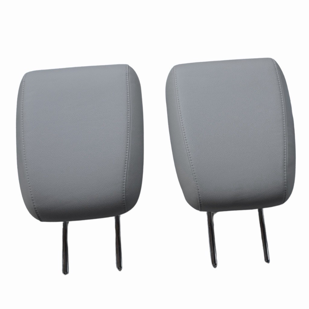 2011-2017 Honda Odyssey 3rd Row Seat Headrests Light Gray Leather Set Of 2 OEM 2011-2017 Honda Odyssey 3rd Row Seat Headrests Light Gray Leather Set Of 2 OEM