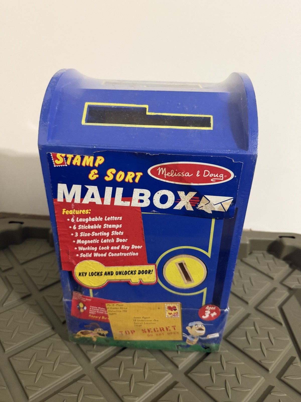 Melissa And Doug Stamp & Sort Mail Box With Key And Letters And Stamps Brandnew Melissa And Doug Stamp & Sort Mail Box With Key And Letters And Stamps Brandnew
