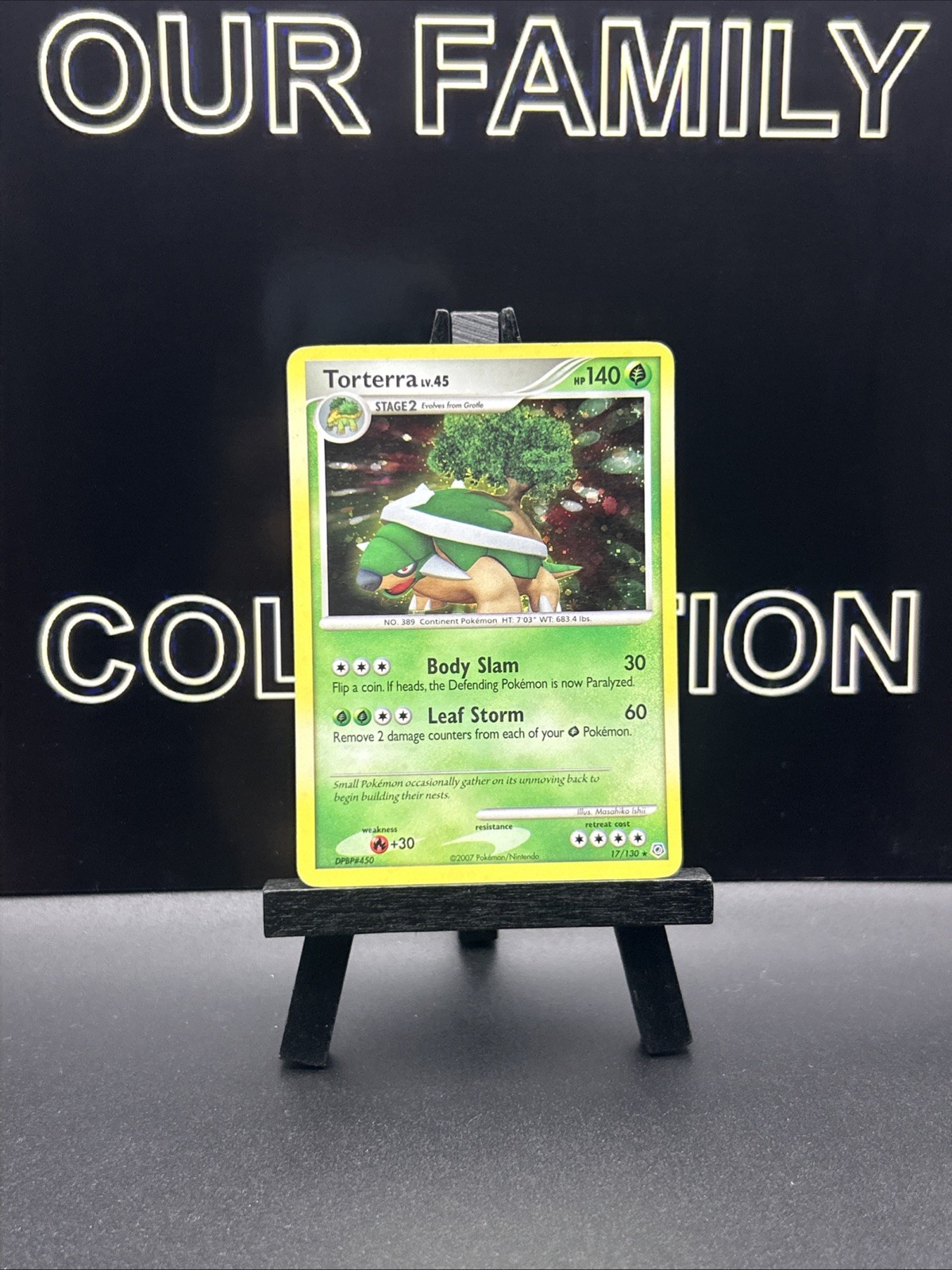 Pokemon TCG Torterra Diamond & Pearl 17/130 Holo Holo Rare