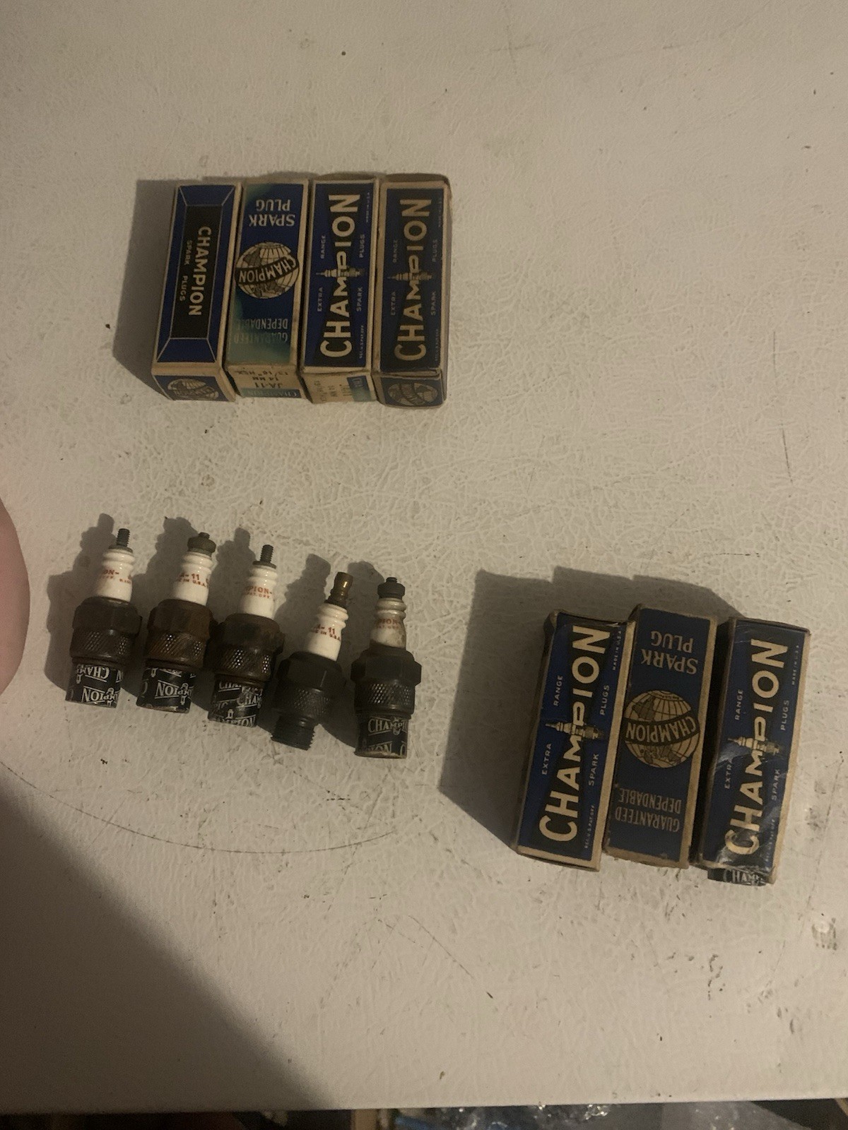 Champion JA-11 Spark Plug 1950-1953 Indian Warrior Motorcycle Lot Of 12 As Is Champion JA-11 Spark Plug 1950-1953 Indian Warrior Motorcycle Lot Of 12 As Is