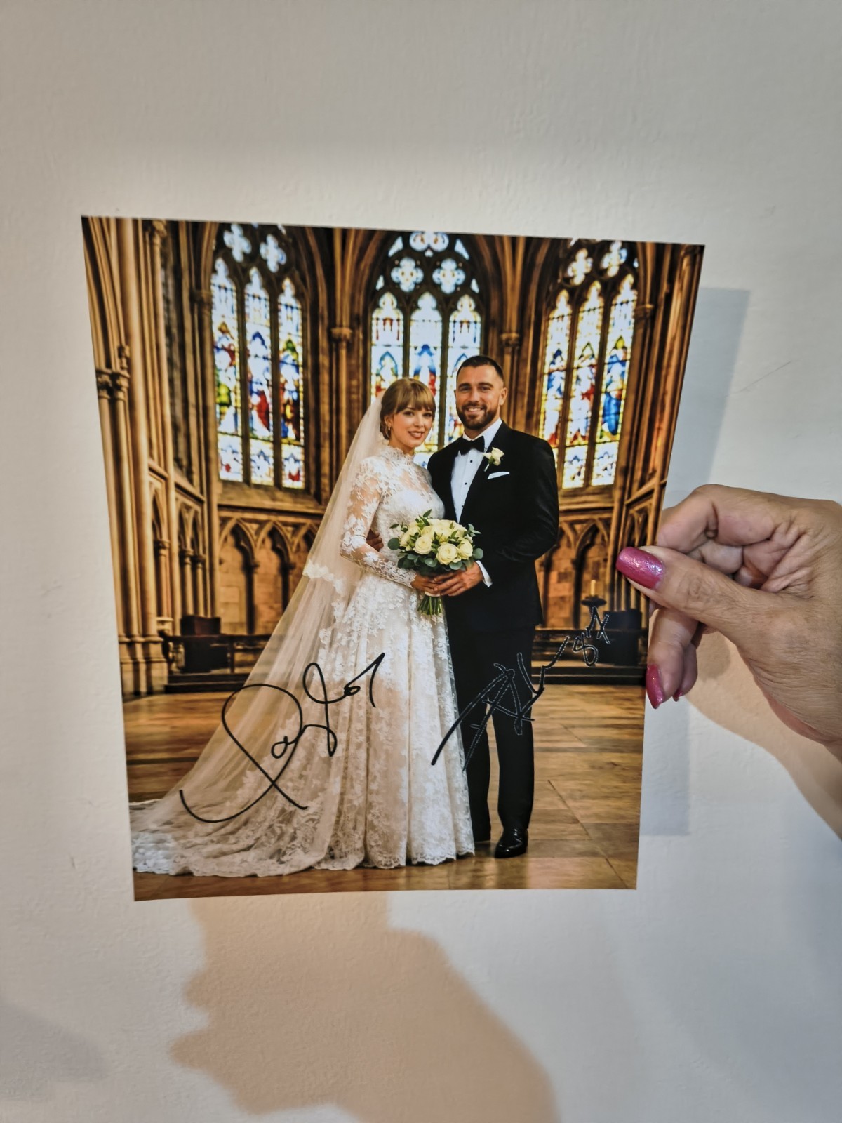 Taylor Swift and Travis Kelce Wedding poster 8x10 by Jaye Metcalfe Taylor Swift and Travis Kelce Wedding poster 8x10 by Jaye Metcalfe