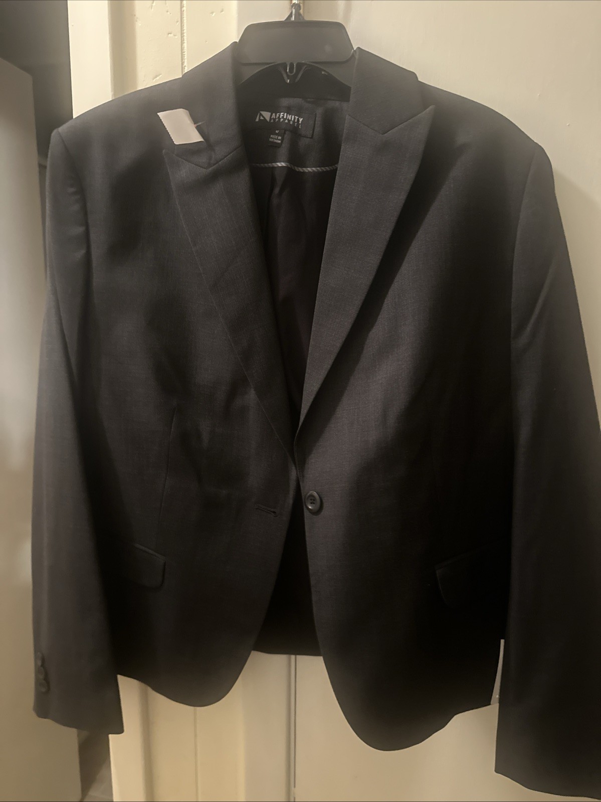Women’s Affinity Apparel Blazer Size 12 Charcoal New Women’s Affinity Apparel Blazer Size 12 Charcoal New