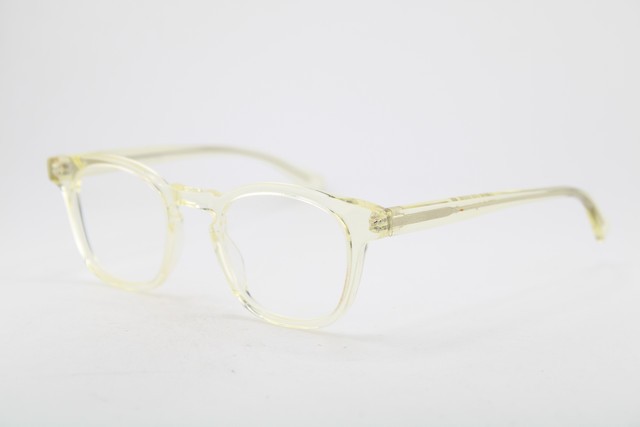 NEW KALA EYEWEAR BIG AL CHP CLEAR BEIGE CRYSTAL AUTHENTIC EYEGLASSES 44-22