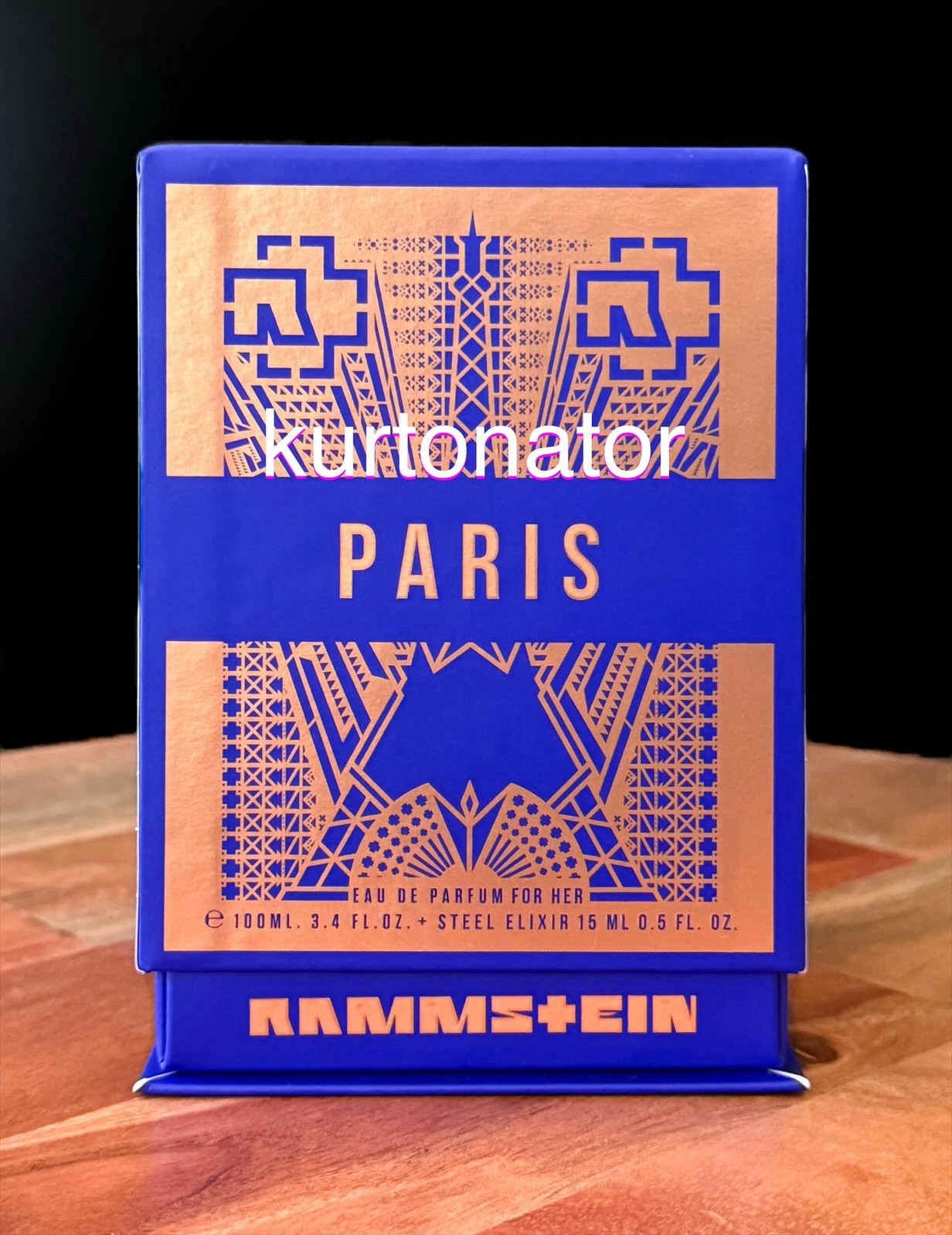 Rammstein PARIS & STEEL ELIXIR EDP For Her Spray Duo NEW 3.4 fl.oz, 0.5 fl.oz