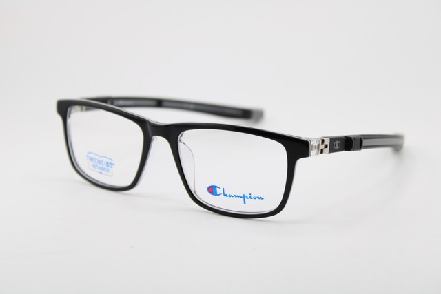NEW CHAMPION CLUTCH C01 RETAINER BLACK GREY AUTHENTIC EYEGLASSES 49-16 NEW CHAMPION CLUTCH C01 RETAINER BLACK GREY AUTHENTIC EYEGLASSES 49-16