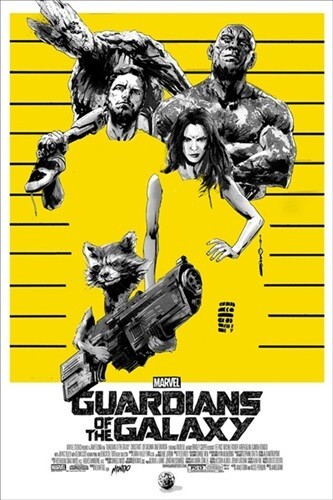 Guardians of the Galaxy BY Jock MONDO 2016 Guardians of the Galaxy BY Jock MONDO 2016