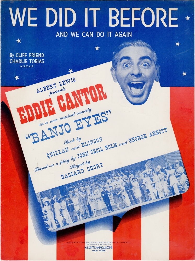 We Did It Before And We Can Do It Again, Banjo Eyes, Eddie Cantor 1941