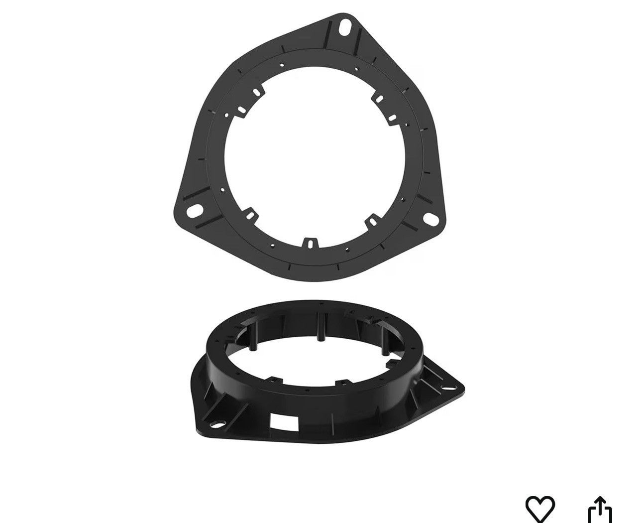 Metra 82-8153 Front Door Speaker Adapters 6-6.75 Inch Toyota Sequoia 04-06
