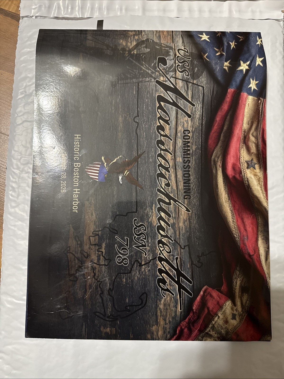 Rare Commission USS MASSACHUSSETTS SSN 798 Paperback, 2026