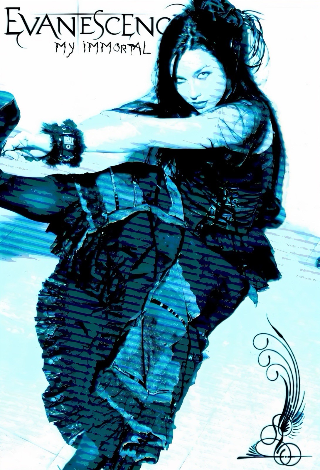 11x17 Evanescence Band 2003 Poster Photo Amy Lee My Immortal
