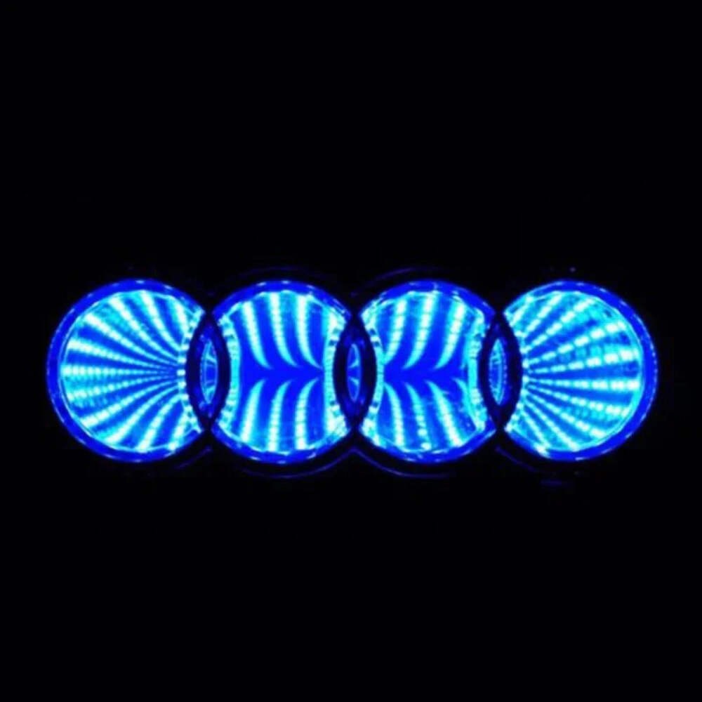 18X5.8CM LED Badge Light Exterior for Audi Q2 Q8 A1 A2 Q3 A3 A4 A5 A6 A7 A8 Q5 Q