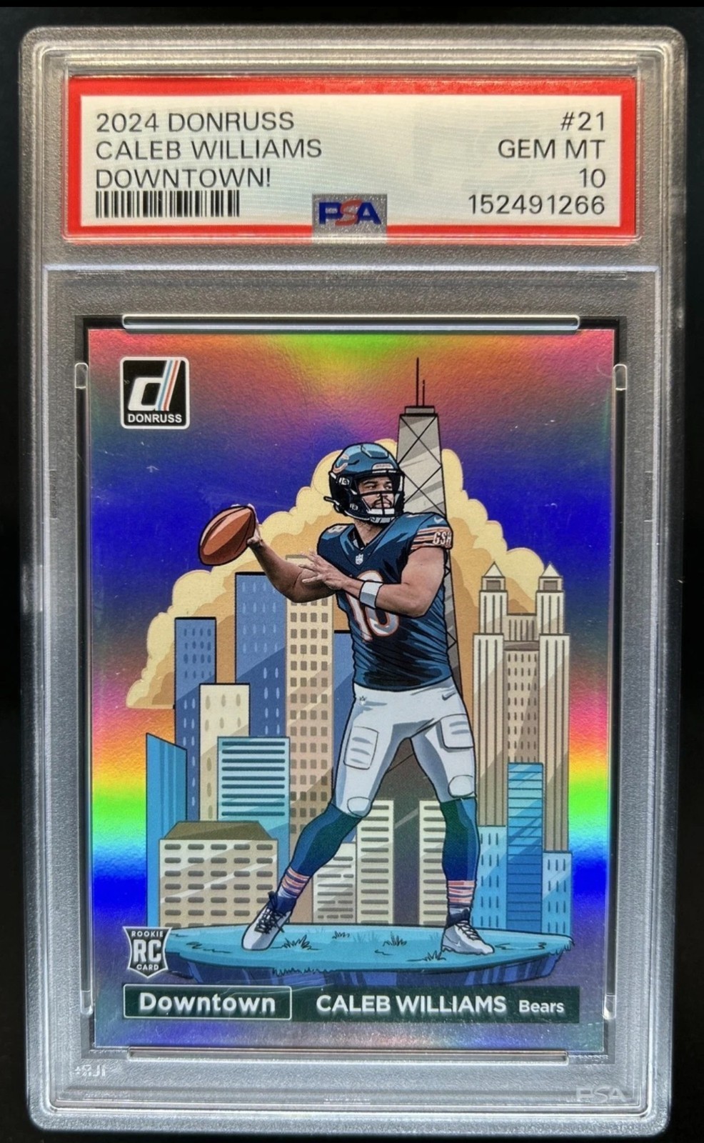 NFL PACKS: 2024 Panini Donruss - Downtown Caleb Williams #21 (RC)
