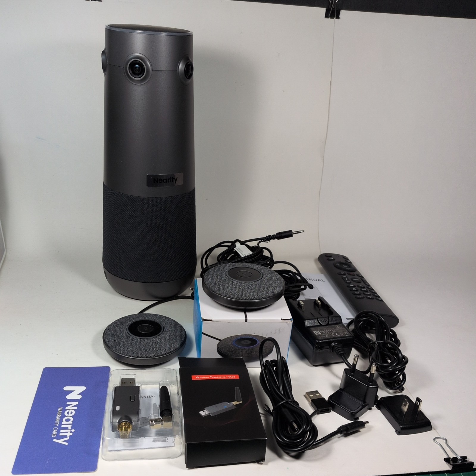 NEARITY 360 Alien 4K Video Conference Camera inc 2 Microphones, Wireless Adapter NEARITY 360 Alien 4K Video Conference Camera inc 2 Microphones, Wireless Adapter