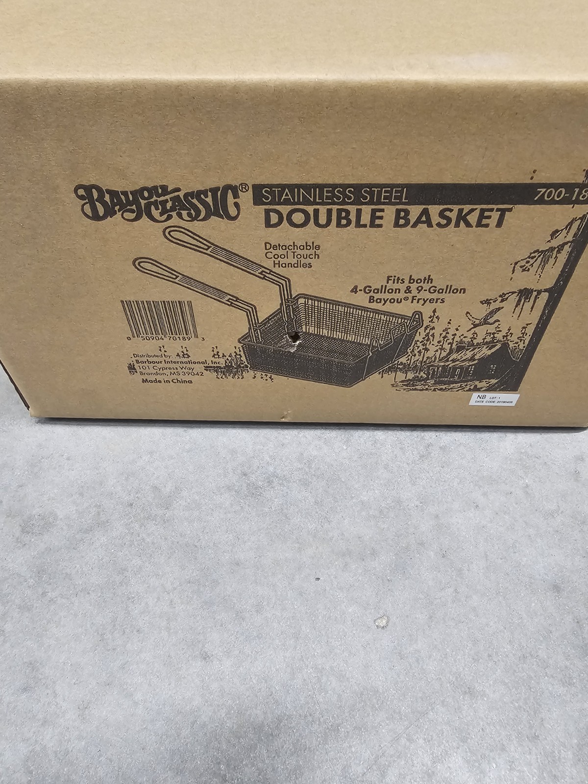 Bayou Classic Double Fry Basket Frier