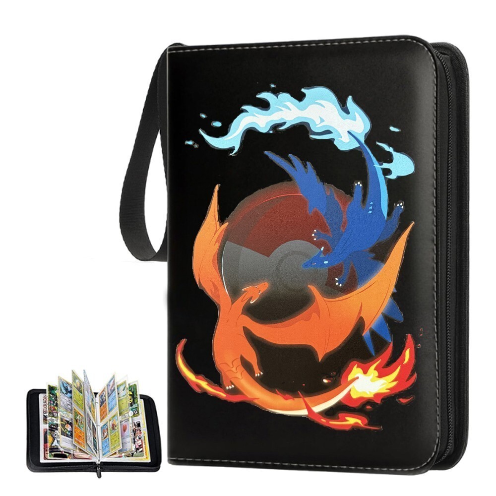 New Card Binder for Pokemon Cards Holder Fits 400 Cards with 50 Removable Sleeve New Card Binder for Pokemon Cards Holder Fits 400 Cards with 50 Removable Sleeve