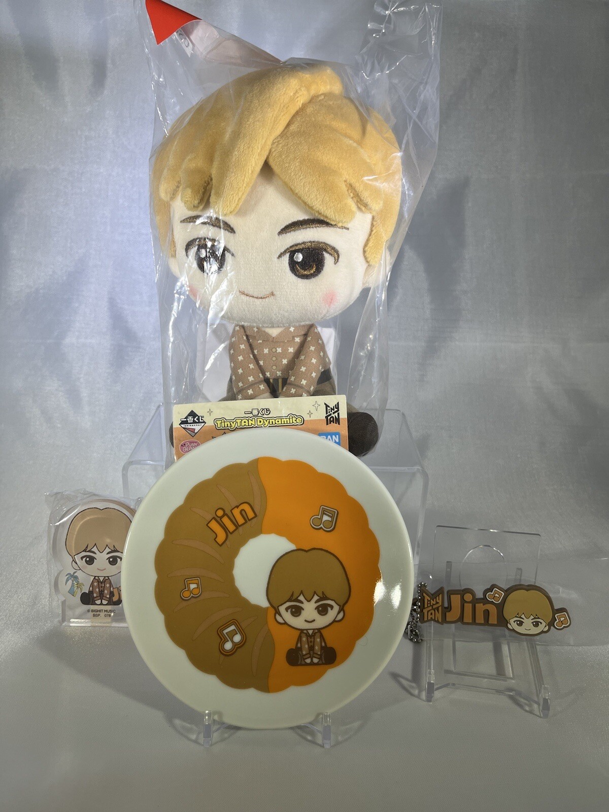 Jin BTS TinyTAN Ichiban Kuji Dynamite 4-Piece Set BANDAI NEW