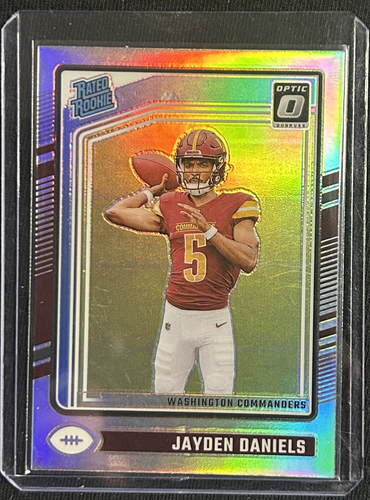 2024 Panini Donruss Optic Jayden Daniels Silver Rated Rookie