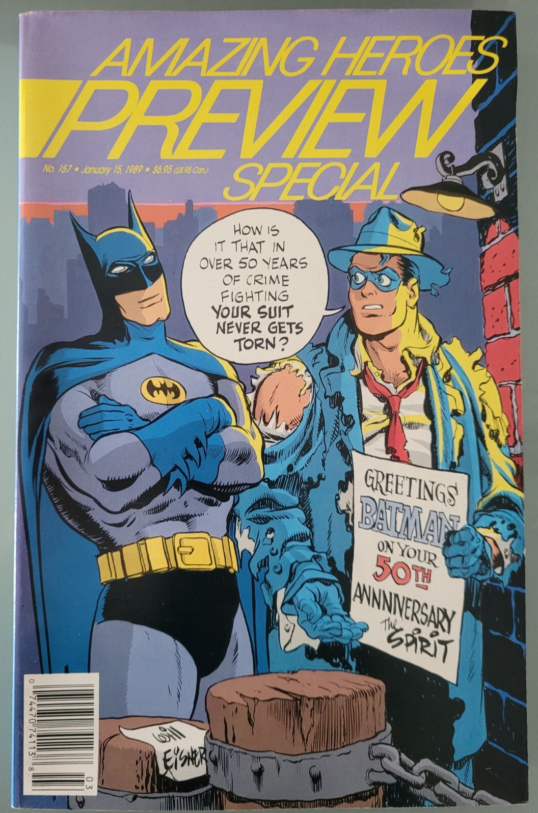 AMAZING HEROES PREVIEW SPECIAL Jan 1989 #157 1ST PREVIEW APPEARANCE OF THE CROW AMAZING HEROES PREVIEW SPECIAL Jan 1989 #157 1ST PREVIEW APPEARANCE OF THE CROW