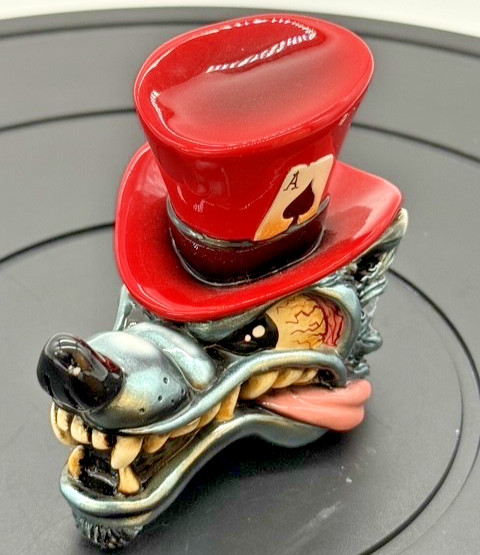 VRHTF VTG NHRA ED BIG DADDY ROTH STYLE HAND MADE & PAINTED ACE WOLF SHIFT KNOB