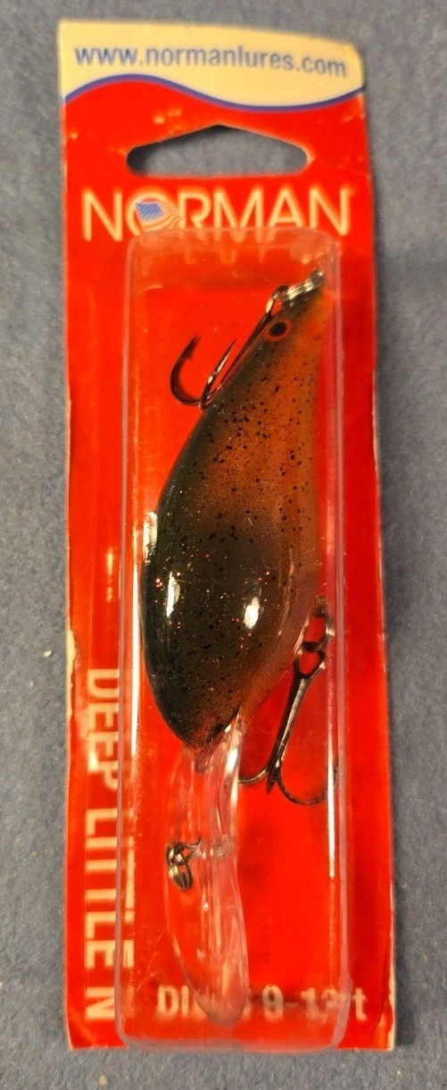 *Pre-Pradco Norman Lures Deep Little N Made USA 3/8 oz GDLN-276 REVERSE GRN CRAW