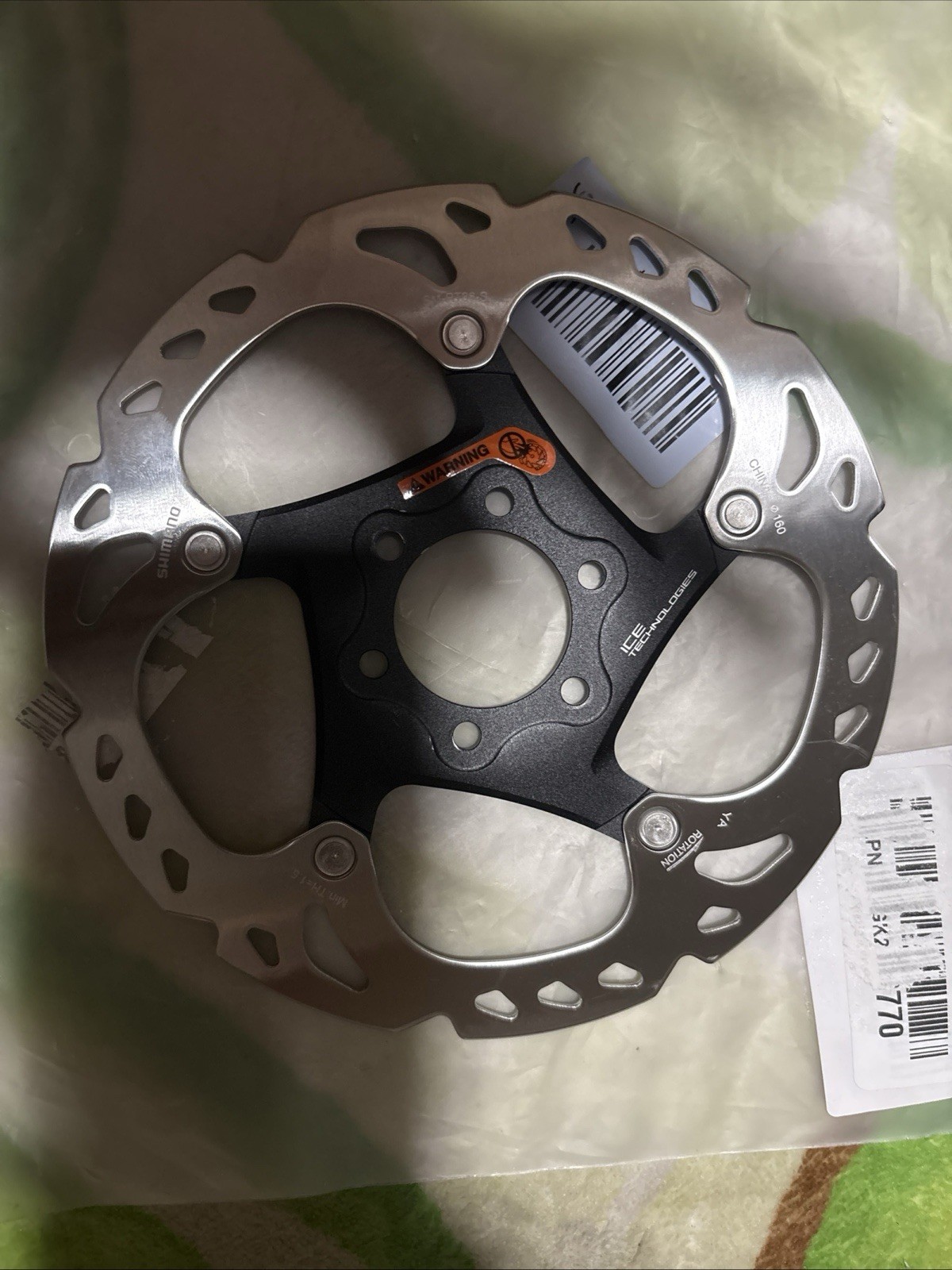 Shimano Deore XT SM-RT86-S Mountain Bike 6B Disc Brake Rotor 160mm 6 Bolt MTB