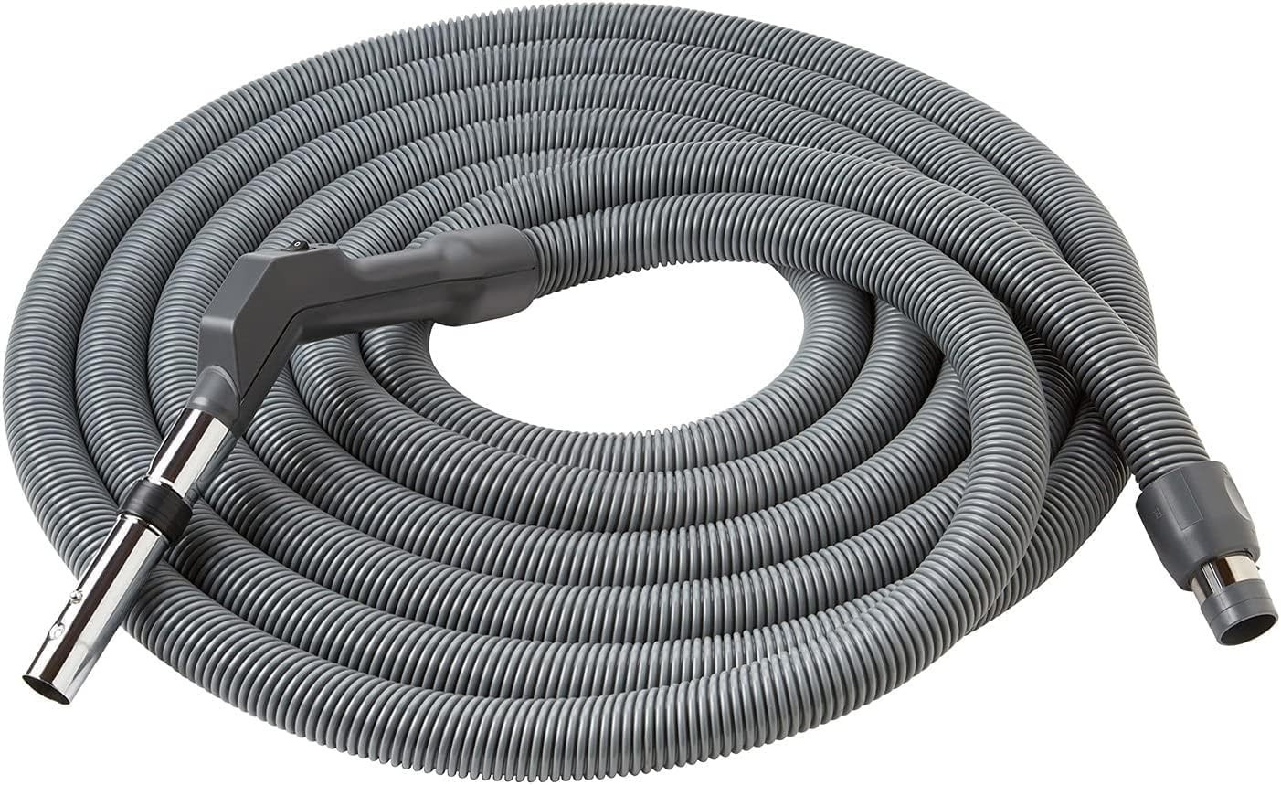 OEM NuTone CH230L Central Vacuum Hose, 42 ft Low-Voltage, On/Off Handle, Gray