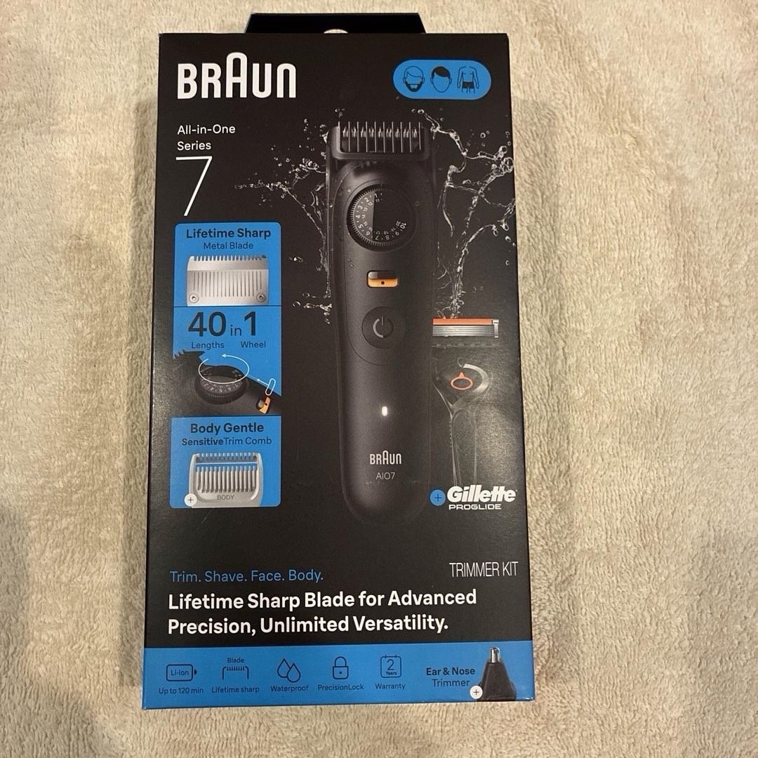 Braun All-in-One Series 7 AIO7530 40-in-1 Beard Hair Body Trimmer Kit| 