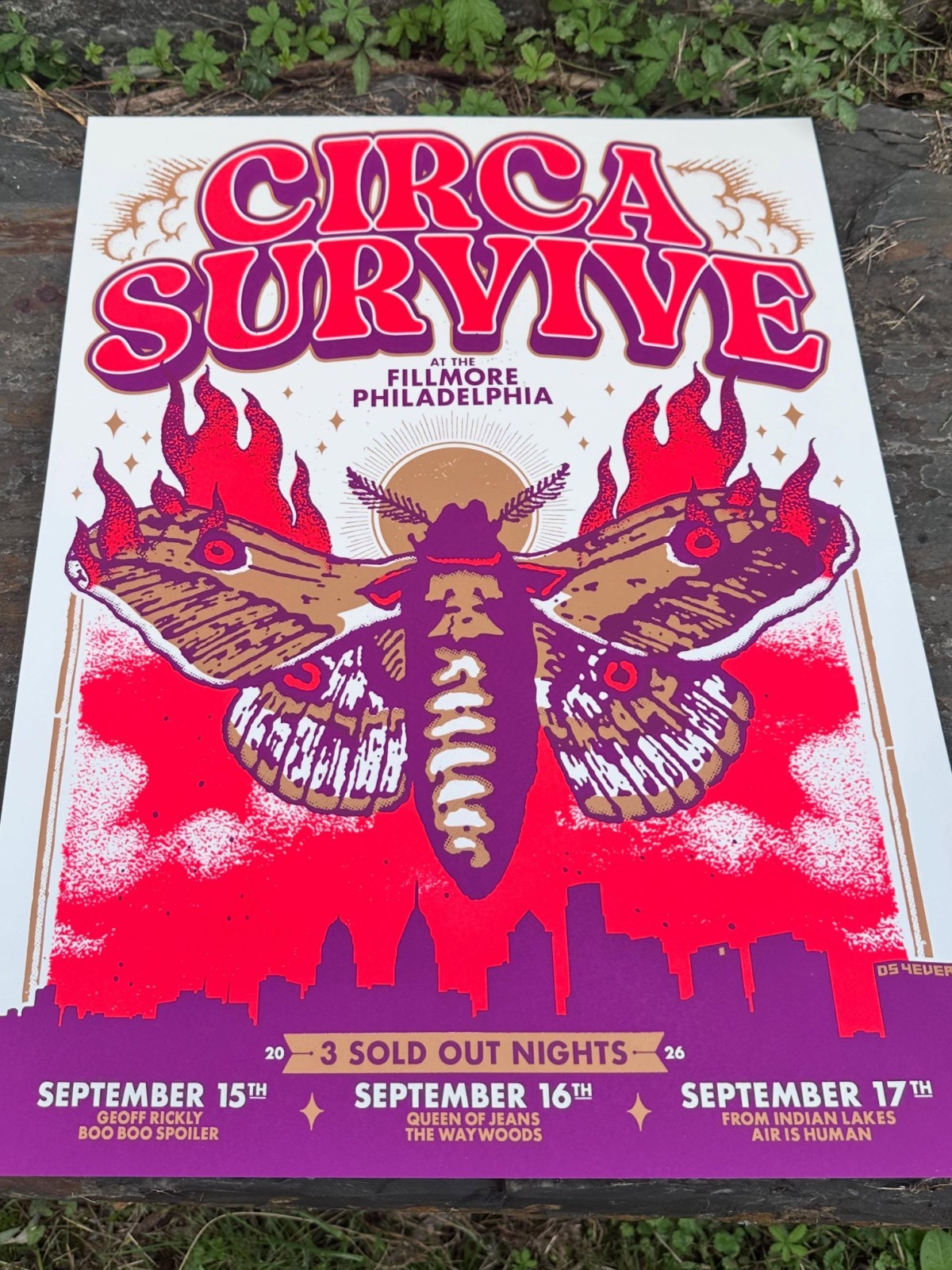 Circa Survive Fillmore Philadelphia September 15-17 2026 Poster