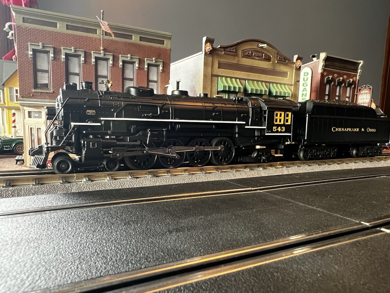 MTH RailKing C&O 4-8-2 L-3 Mohawk Steam Engine 30-1556-1  PS2 w/Smoke-Box-Papers
