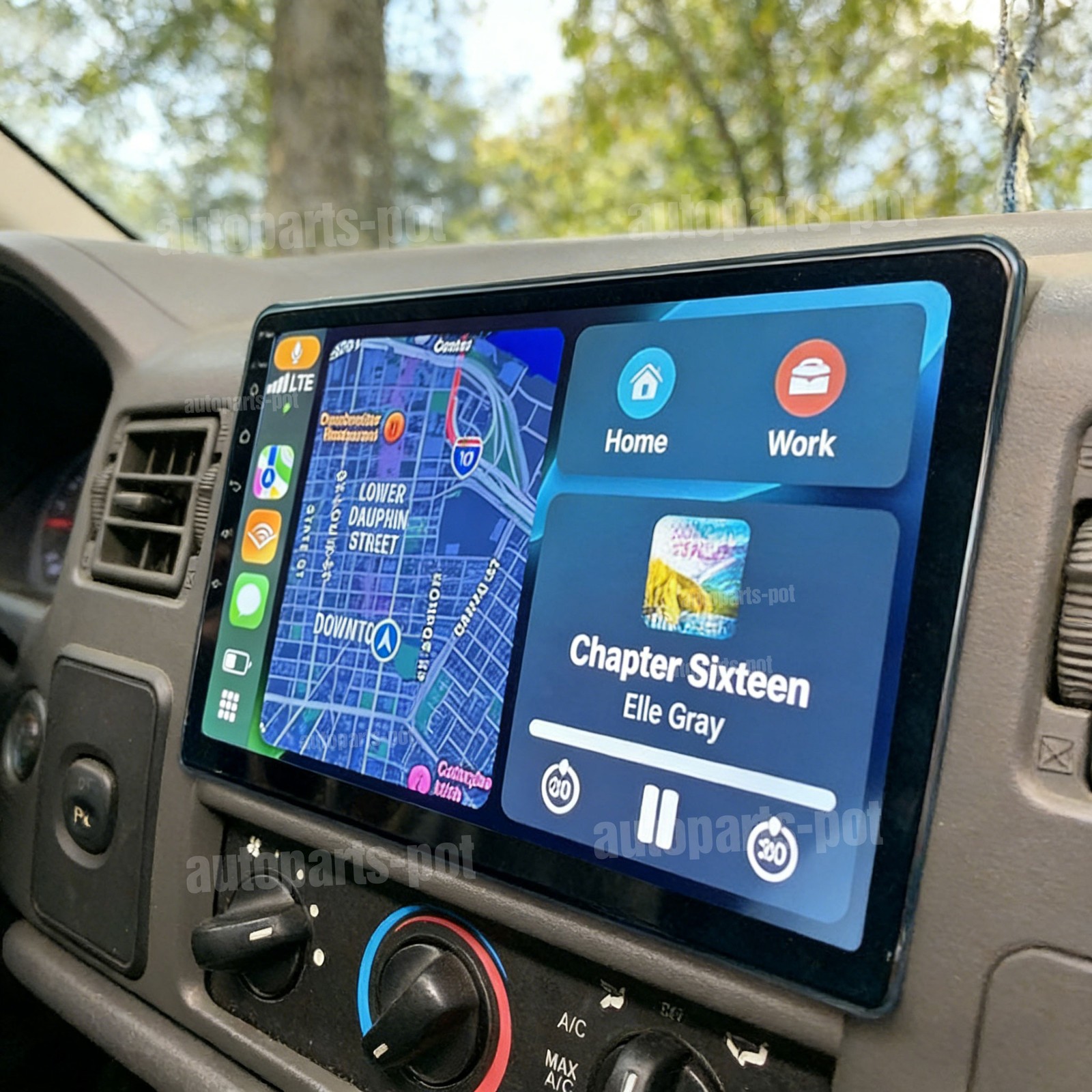 For 1999-2004 Ford F250 F-350 Super Duty Carplay Android15 Radio GPS Player +CAM