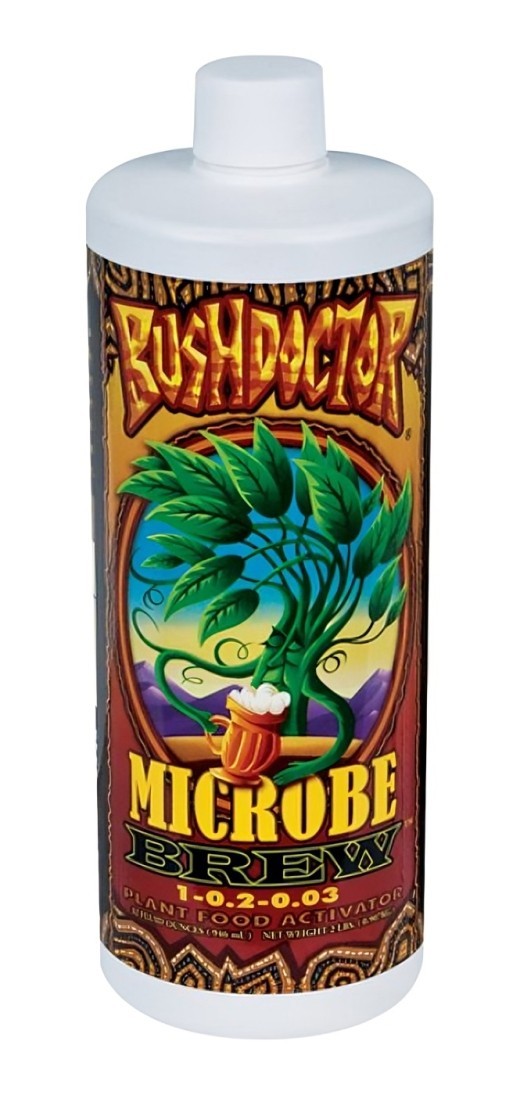 FoxFarm Bush Doctor Microbe Brew Liquid Microbial Inoculant Quart Plant Food