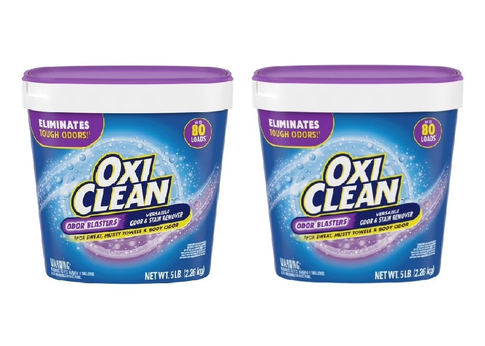 OxiClean Odor Blasters Versatile Odor and Laundry Stain Remover Powder, 5 lb 2Pk