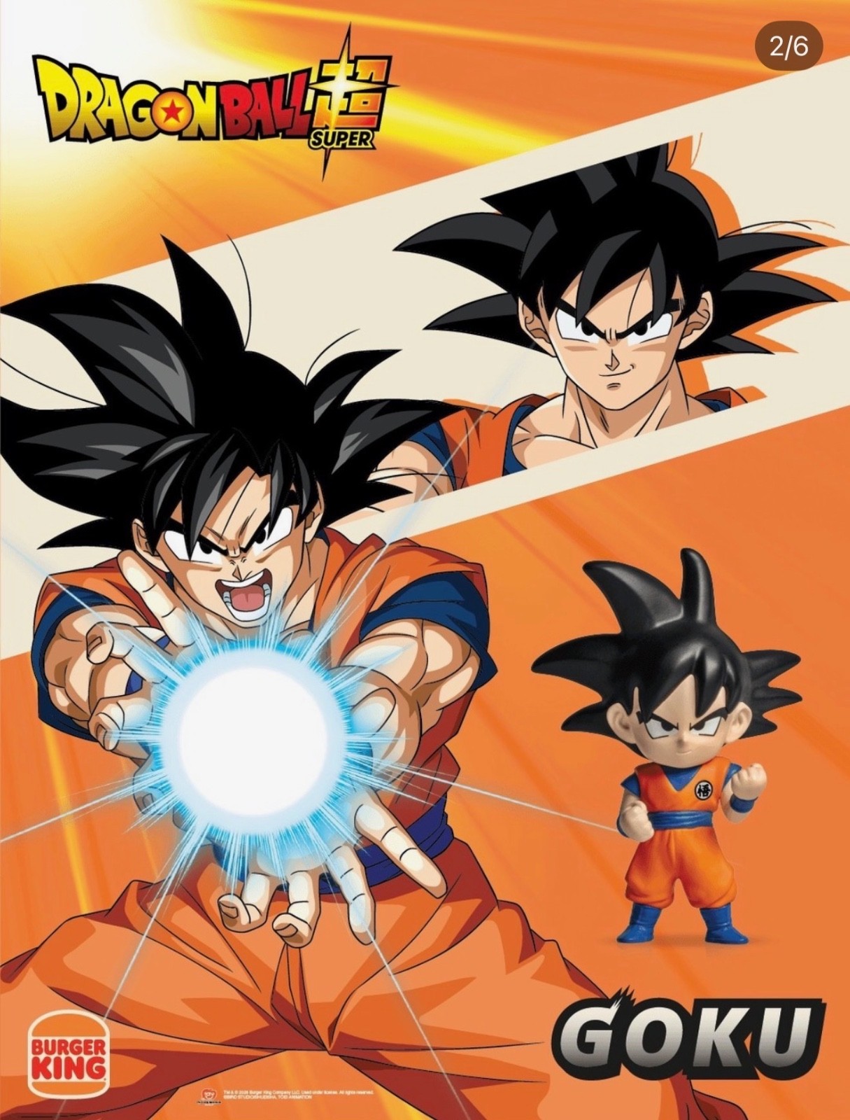 2026 Burger King x Dragon Ball Super Collab Promo Toys 1 DAY SHIP| SELECT STYLES