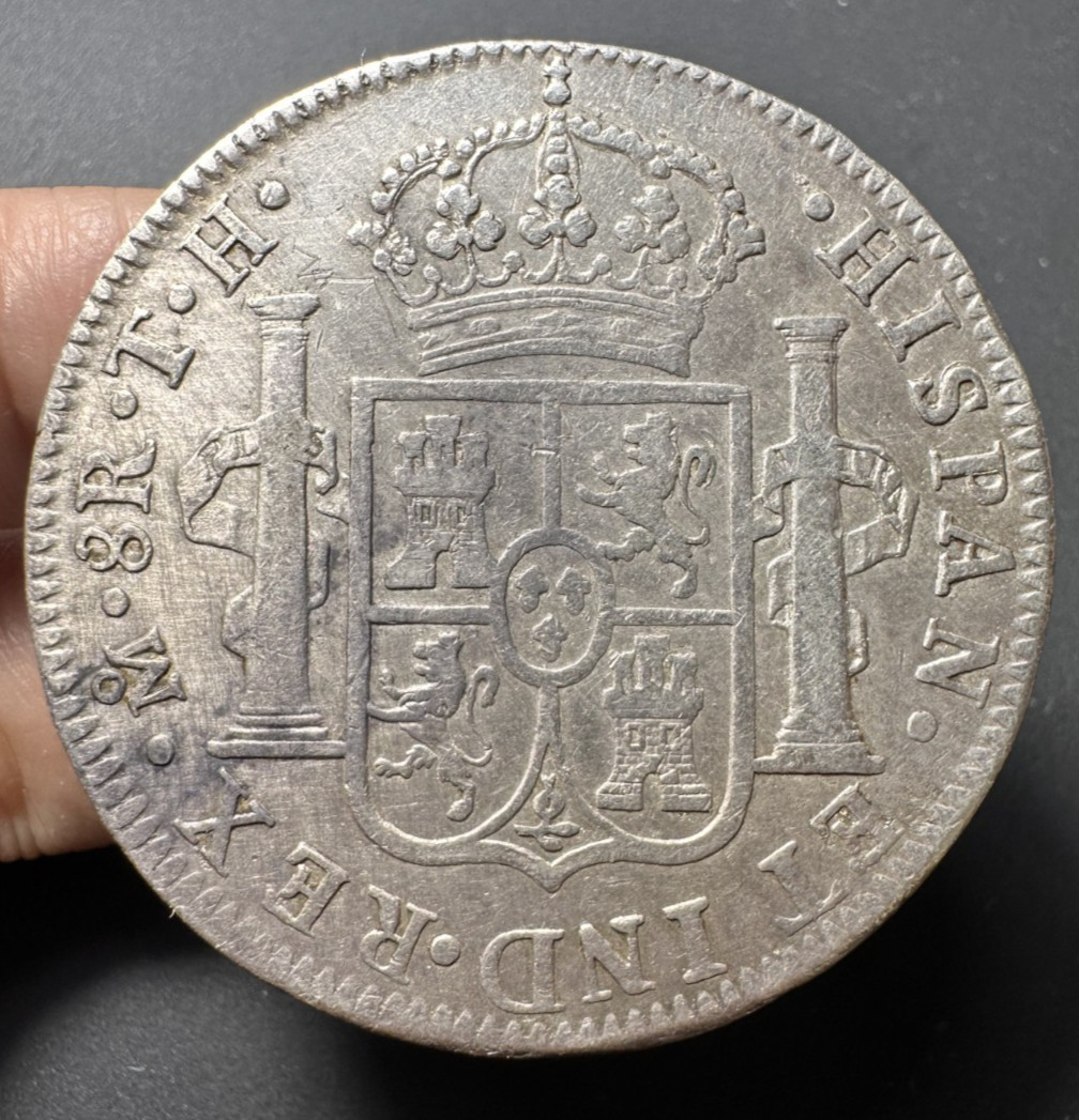 8 Reales 1809 Spanish Colonial Hispan Mexico Mo, TH, FERDIN VII