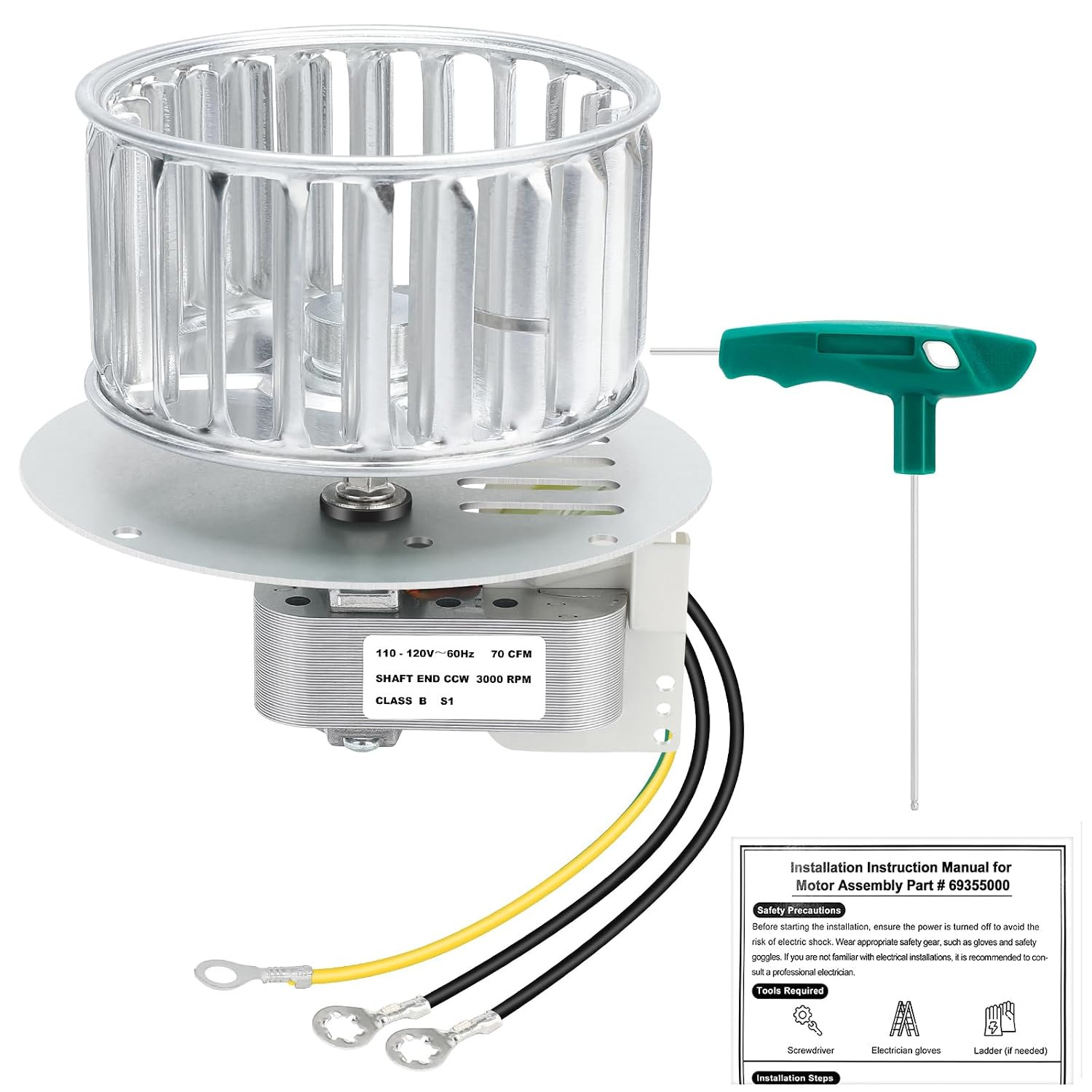 69355000/S69355000 Replacement Heat Motor Assembly for 9012, 9013, 9093, 9605, 9
