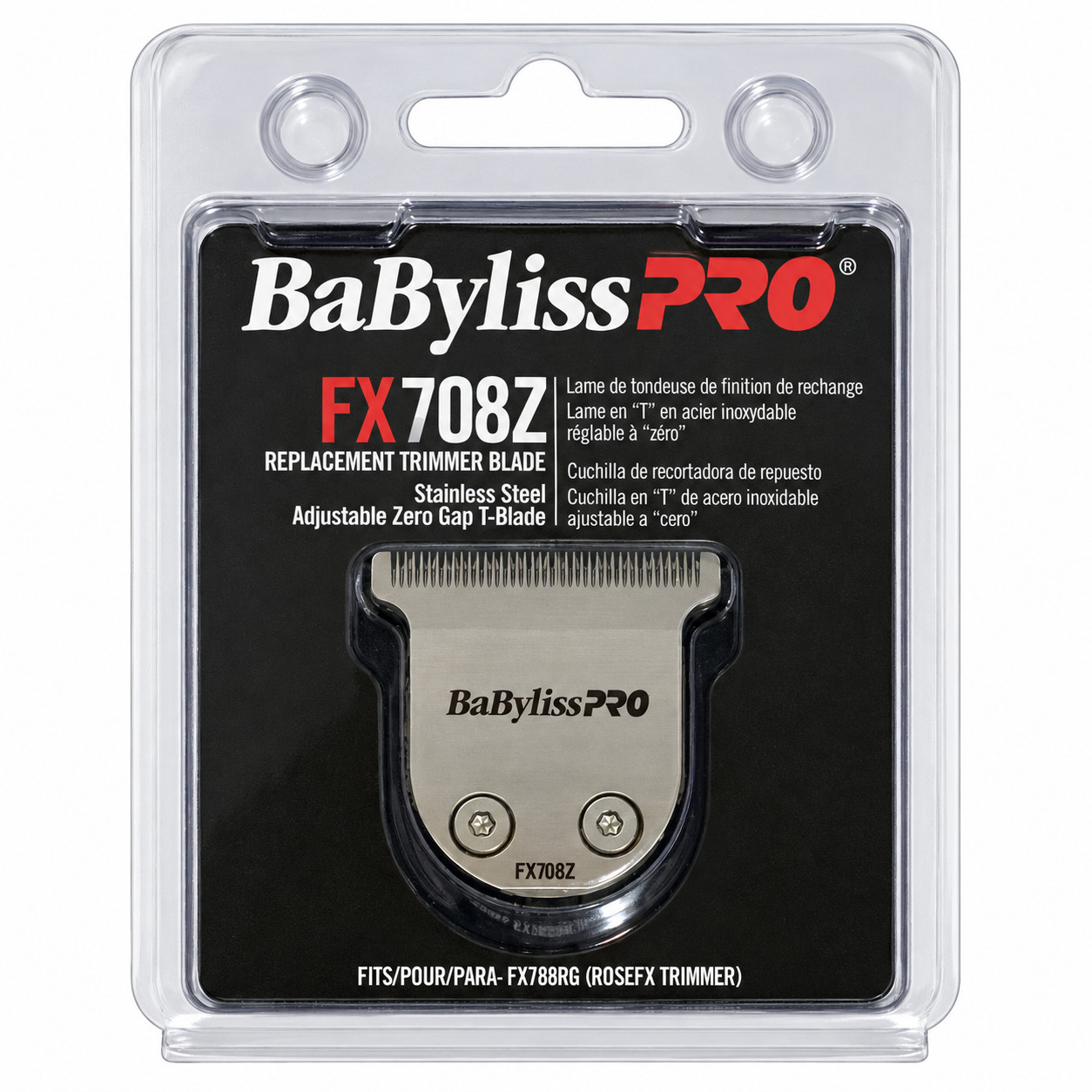 BaBylissPRO FX708Z Replacement T-Blade for FX788RG FX788S Trimmer New