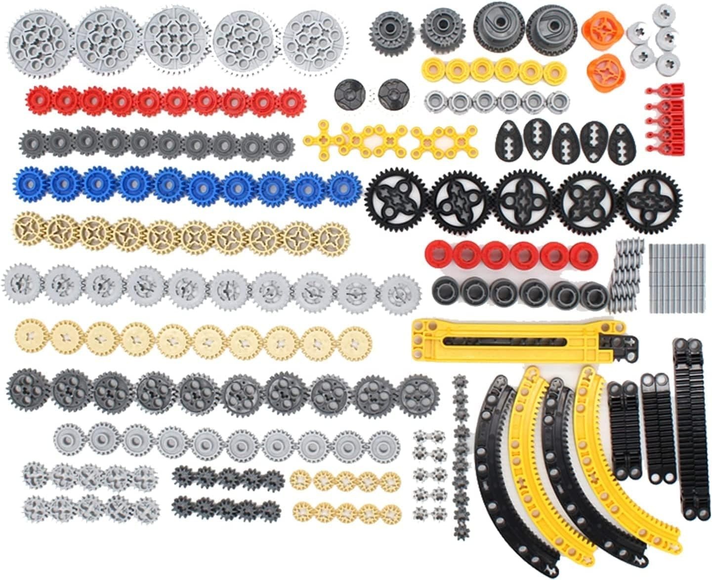 233PCS Gear Set for Technic Pieces Compatible with -Parts | DIY Gears