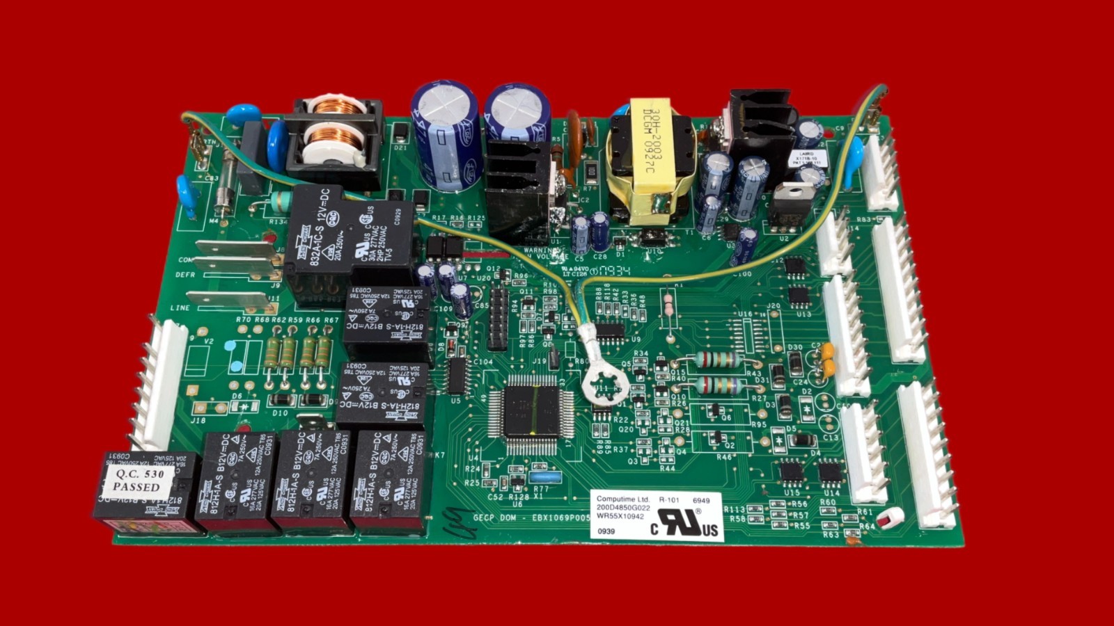 GE Refrigerator Control Board 200D4850G022 | WR55X10942 | OEM Used Tested