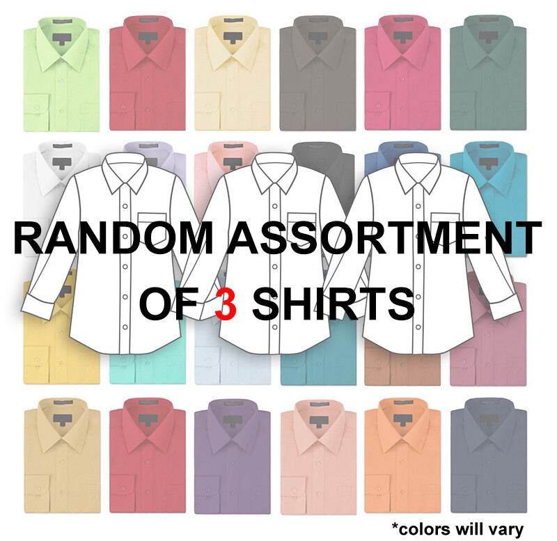 Pre-owned Packs of Men’s Button Down Work Dress Shirts Lot