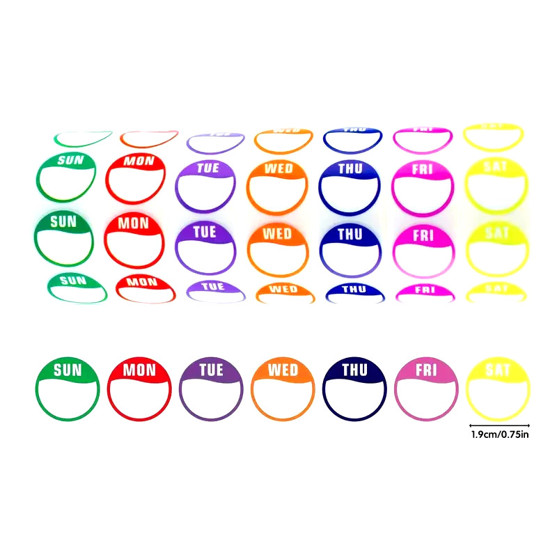 ⭐ 2 DAY SALE ⭐ 7 ROLLS DAY FOOD ROTATION COLOR LABELS MON-SUN RESTAURANT STORE ⭐ 2 DAY SALE ⭐ 7 ROLLS DAY FOOD ROTATION COLOR LABELS MON-SUN RESTAURANT STORE