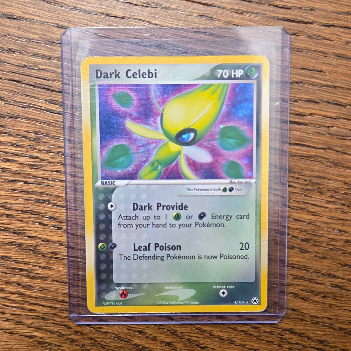 Pokemon Company Dark Celebi 4/101 EX Hidden Legends Holo Rare Eng 2004 70HP