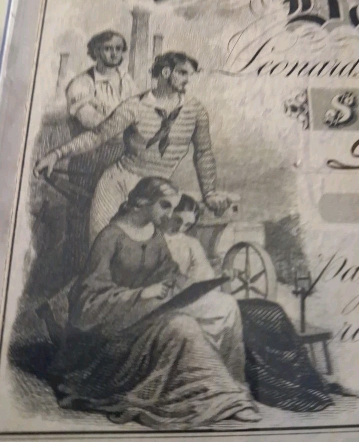 SLING'S 🪙RARE 1858 Leonardsville NY deposit check $32.25 Beautiful Artwork 🎨 SLING'S 🪙RARE 1858 Leonardsville NY deposit check $32.25 Beautiful Artwork 🎨
