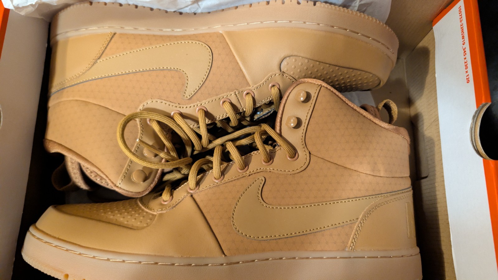Nike Court Vision Mid Winter Elemental Gold Wheat DR7882 700 Men Size 11 Nike Court Vision Mid Winter Elemental Gold Wheat DR7882 700 Men Size 11