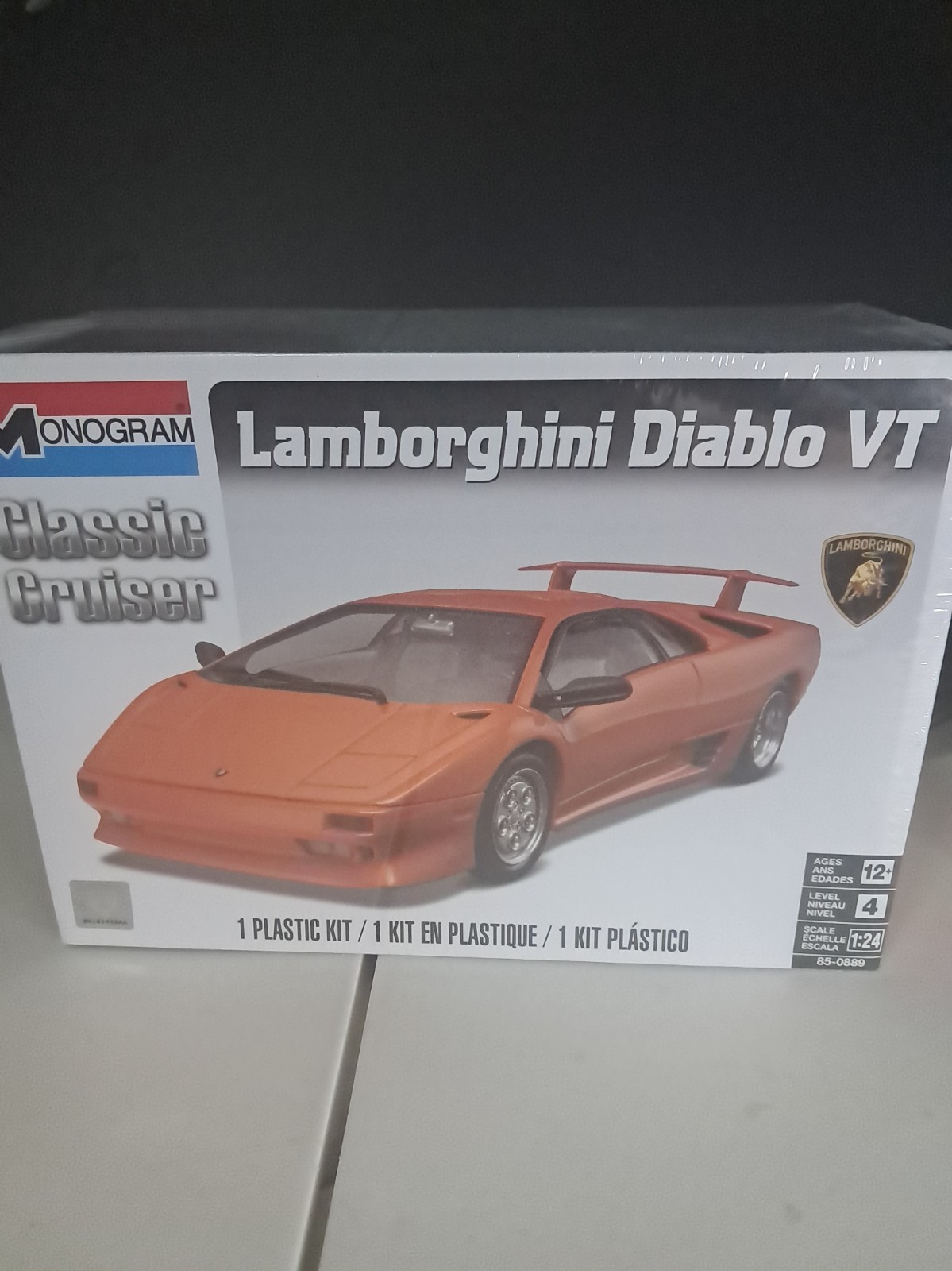 Monogram Lamborghini Diablo VT Model Kit 1/24 Scale Skill Level 4 Monogram Lamborghini Diablo VT Model Kit 1/24 Scale Skill Level 4
