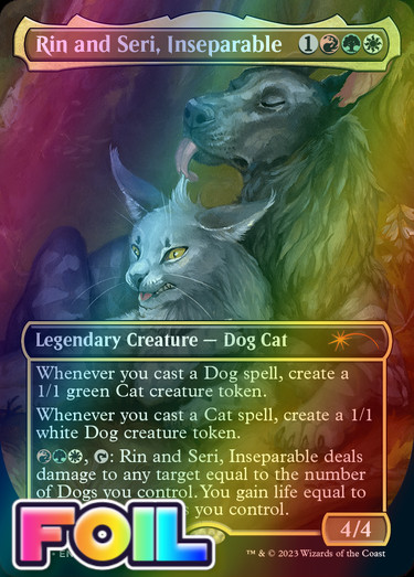 x1 Rin and Seri, Inseparable // Rin and Seri, Inseparable SLD MTG 1508 FOIL 1x x1 Rin and Seri, Inseparable // Rin and Seri, Inseparable SLD MTG 1508 FOIL 1x