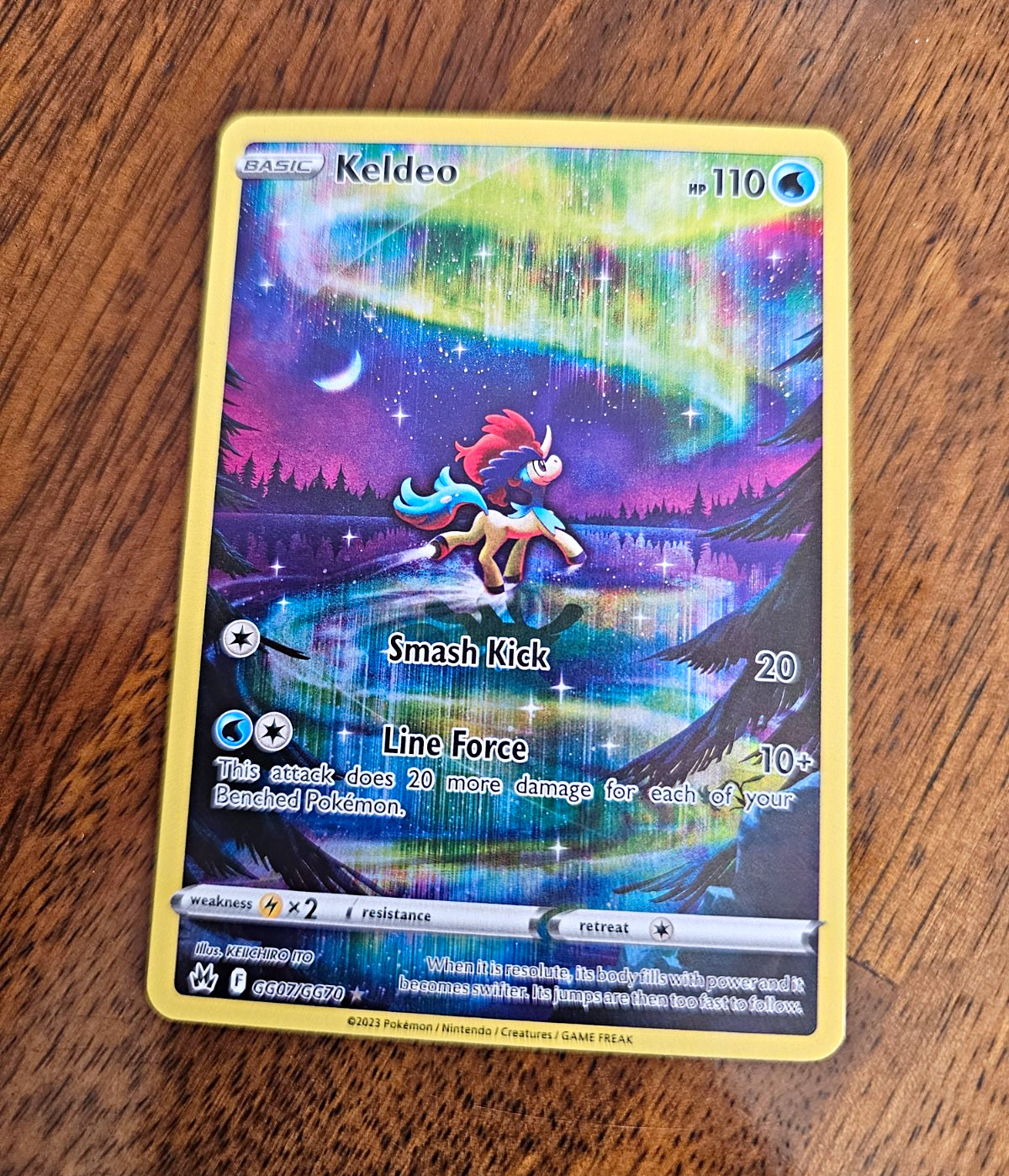 Keldeo GG07/GG70 Ultra Rare Full Art Holo Crown Zenith Galarian Gallery ENG Keldeo GG07/GG70 Ultra Rare Full Art Holo Crown Zenith Galarian Gallery ENG