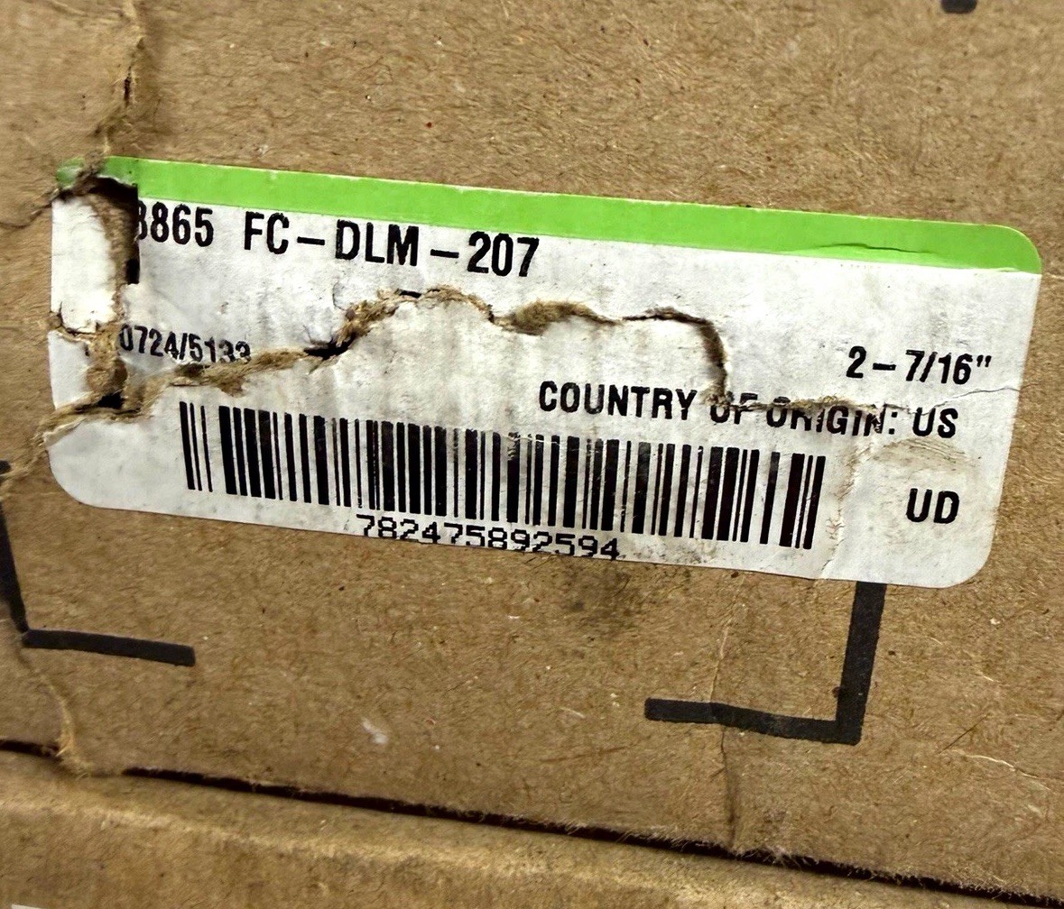 Dodge FC-DLM-207 Flange-Mount Ball Bearing Unit Cast Iron 2-7/16