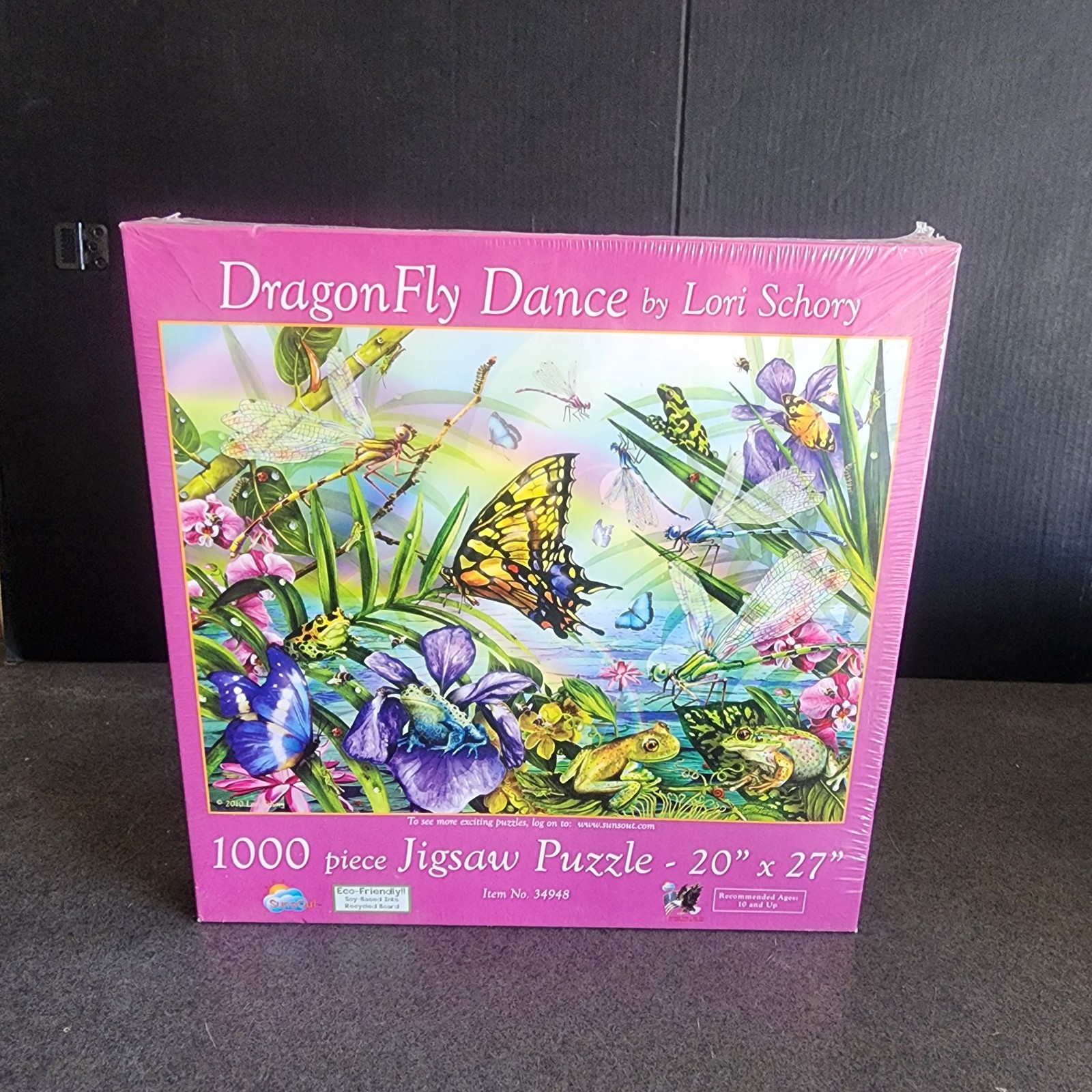 SunsOut Dragonfly Dance 1000 Piece Jigsaw Puzzle Lori Schory Nature Wildlife...