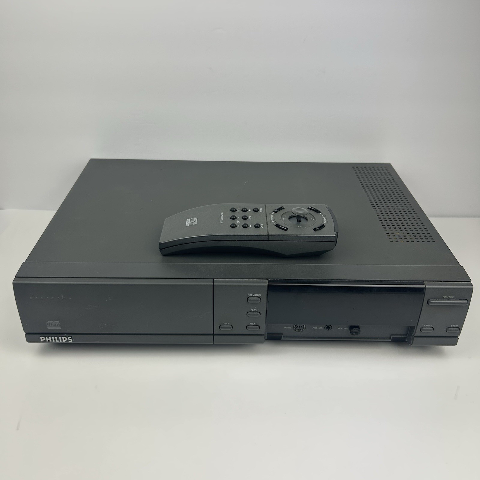 Philips CD-i 220 CDI220 BK01 Console w/ Controller Tested Video Output Vintage