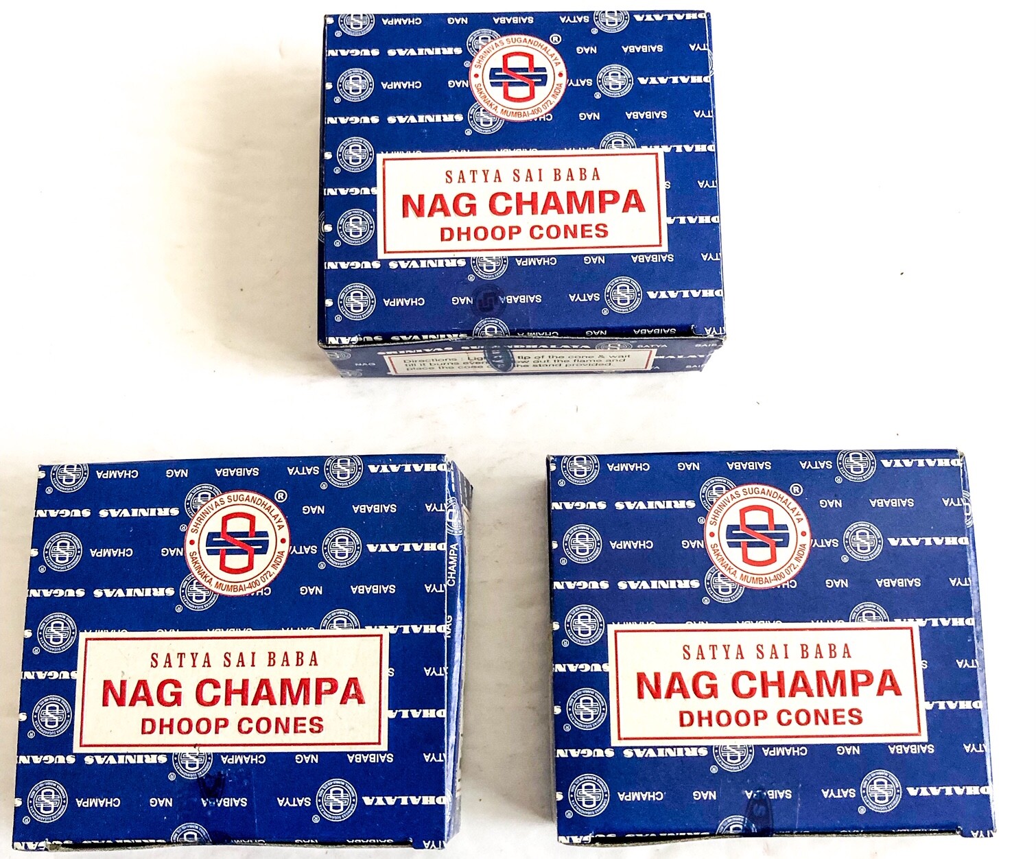 Satya Nag Champa Incense Cones Pick 3 6 9 12 - 